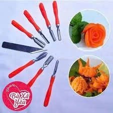 Bộ dụng cụ tỉa rau củ quả 8 món - bx0342