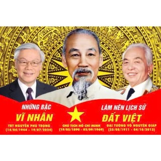 tranh bác nguyễn phú trọng tráng gương - tranh để bàn - quà tặng A44