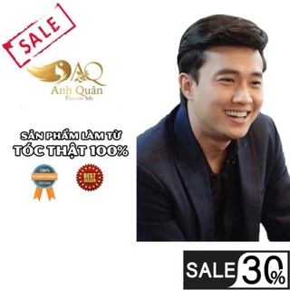 Tóc mái hói nam, Tóc mái giả cho nam Shop Tóc Anh Quân tóc thật 100% bền đẹp, vô cùng chắc chắn và tự nhiên