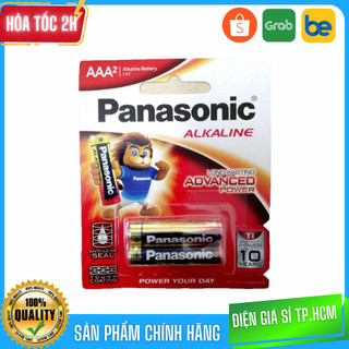 Vỉ 2 viên pin aaa panasonic alkaline lr03t/2b 1.5v longer lasting - hàng chính hãng