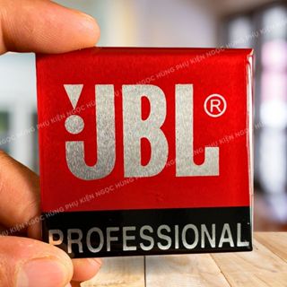 Logo Loa JBL Professional Đỏ Đen 6cm x 6cm giá 2 chiếc