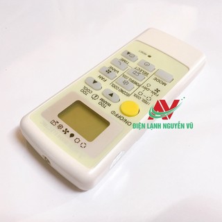 Điều khiển máy lạnh mitsubishi viền bạc