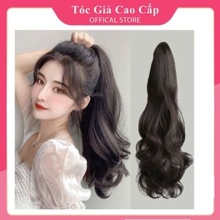 Tóc giả ngoặm xoăn lửng 🔴🔴freeship🔴🔴 ngoặm xoăn n44