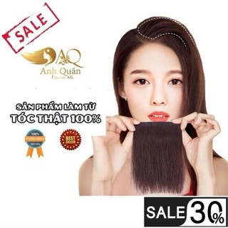 Tóc mái giả Shop Tóc Anh Quân, 1 phím độn phồng tóc thật giúp mái tóc bồng bềnh hơn