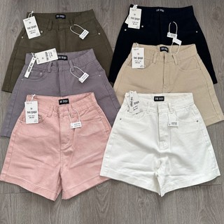 Quần Short Jean THE QUAO Nữ Lưng Cao Bốn Màu R2404_430