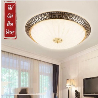 Đèn mâm led ốp trần tân cổ điển trang trí ban công phòng khách