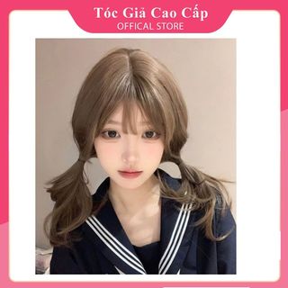 Tóc giả nữ nguyên đầu xoăn ❤️FREESHIP❤️❤️ tóc giả xoăn mã C0304