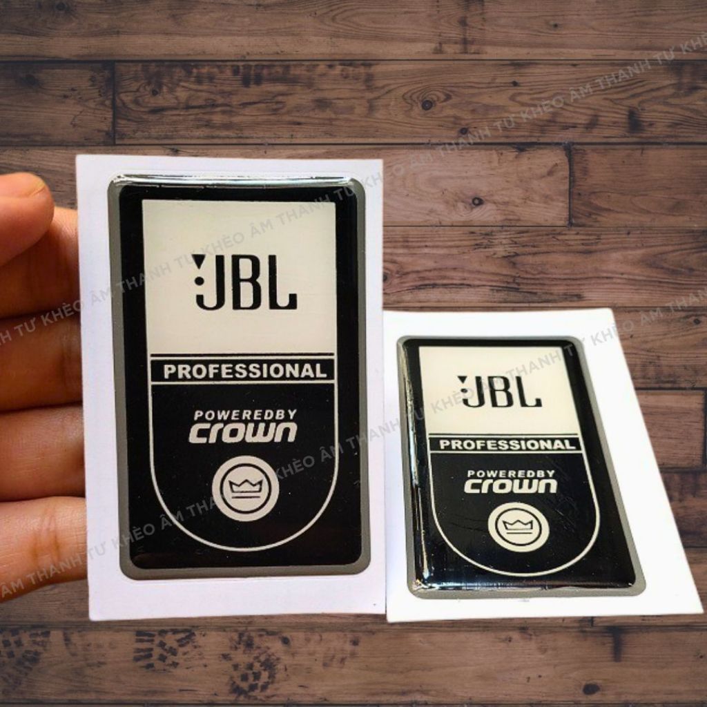 Tem Loa JBL Crown Dán Thùng Loa ( 2 Tem )