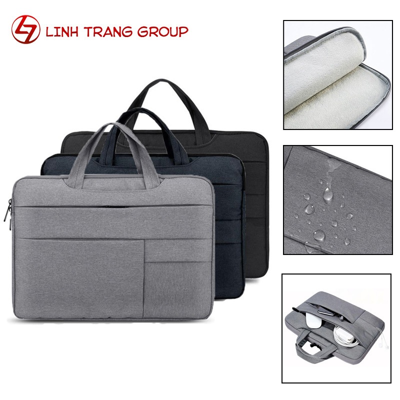 Túi chống sốc có quai xách và 6 túi phụ cho laptop - Oz15