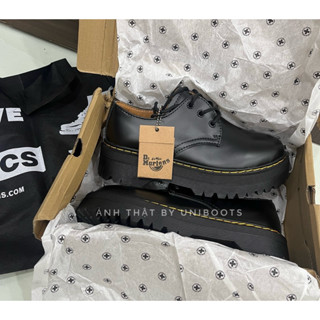 EVIE SHOES- Giày dr martens cổ thấp cao cấp- giày Oxford đế cao- uni boots