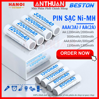 Pin sạc Beston AA / AAA 1.2V Dung lượng cao 3300mAh ... 600mAh Pin Tiểu 2A Pin Đũa 3A Chất Lượng Cao