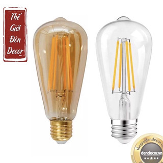 Bóng Edison ST64 công suất 4w 6w 8w 12w bóng led trang trí