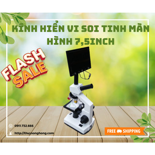 Kính hiển vi tích hợp camera kèm màn hình 7,5 inch - kính hiển vi soi tinh trùng heo
