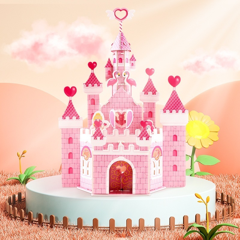 Mô hình lắp ráp House Paper: Lâu Đài Size Lớn - Đồ chơi thông minh lắp ráp mô hình 3D
