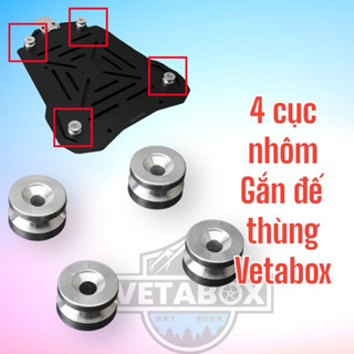 Bộ cao su Đế Thùng Nhôm Vetabox (Không bao gồm đế)