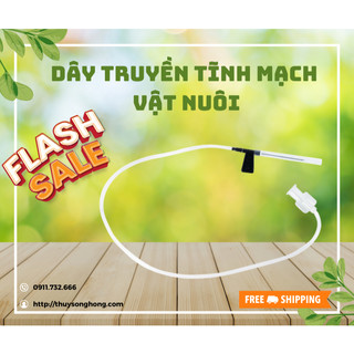 Dây nối kim tiêm thú y 0,5m - dây truyền dùng tiêm thuốc cho heo tiện lợi
