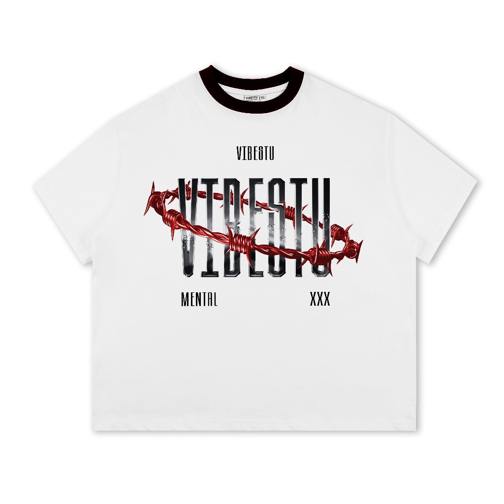 Áo Thun Local Brand VIBESTU "Chain Hook", Áo Thun Boxy Form Rộng Unisex 250Gsm 100% Cotton | BigBuy360 - bigbuy360.vn