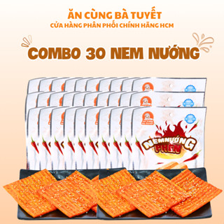 Combo 30 nem nướng phên Ăn Cùng Bà Tuyết đồ ăn vặt tuổi thơ
