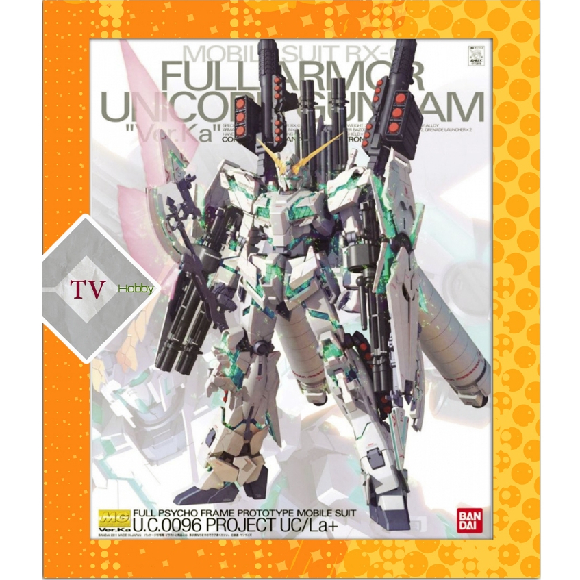 Mô Hình Lắp Ráp Gundam MG 1/100 RX-0 RX 0 Full Armor Unicorn Gundam ver Ka