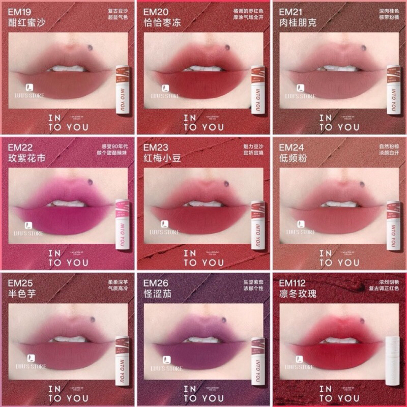 Son môi trang điểm và dưỡng môi- INTO YOU SHERO Super Matte Lip & CheekMud, N.W 2 G