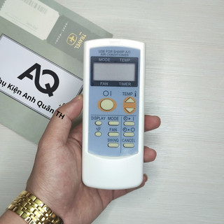Điều khiển điều hòa Sharp┃Remote máy lạnh Sharp CRMC-A589JB (12 nút-ion)