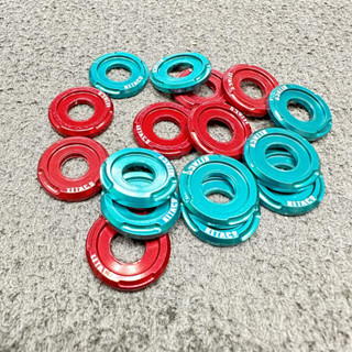 Long Đền Kitaco Nhôm Các Size 6/8/10/12/14 Màu Đỏ, Xanh Gắn Nhiều Vị Trí Xe Máy