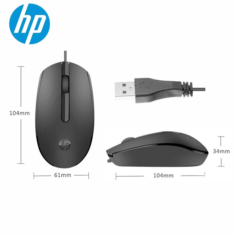 Chuột Máy Tính Có Dây HP M10 và Logitech B100, M90/ Fuhlen L102/ M100 led. NL