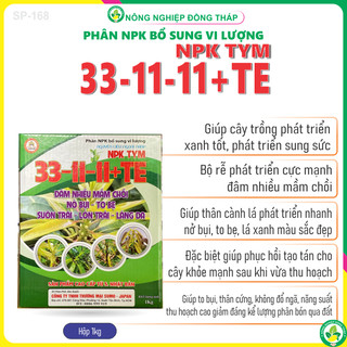 Phân npk 33-11-11+te