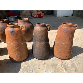 Bình gốm trang trí, bình gốm hiện đại phong cách rustic 4