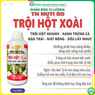 Trội hột xoài – đậu trái, mát bông, siêu lấy nhụy