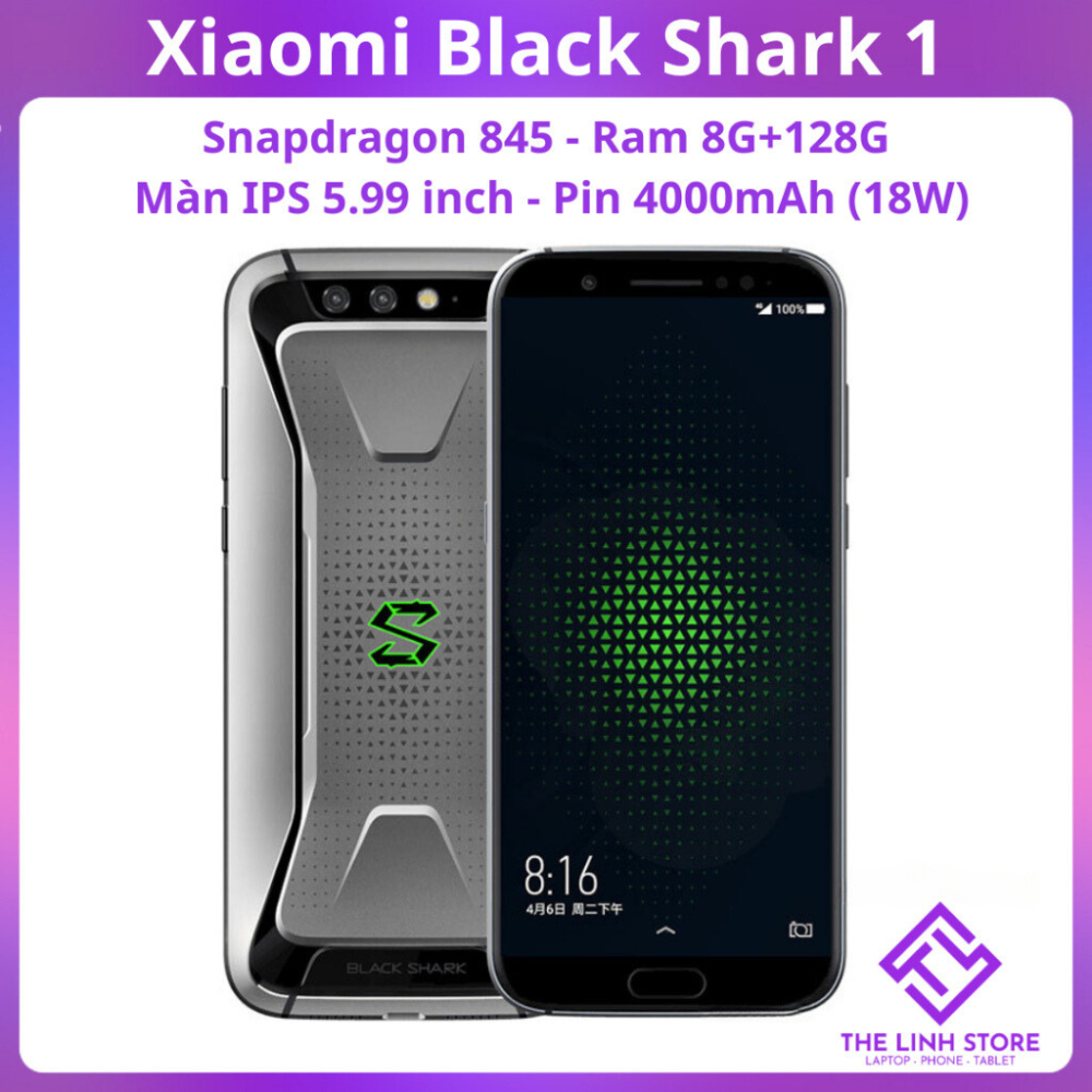 Điện thoại Xiaomi Black Shark 1 ram 8G 128G - Snap 845 màn 5.99 inch