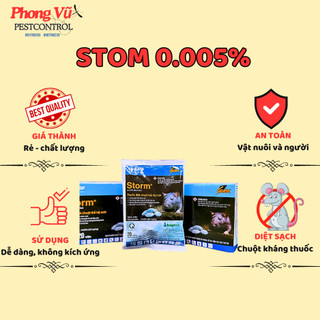Combo 5 gói kẹo chuột STORM - dùng cho chuột đã nhờn bả ,