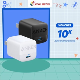 Cốc sạc anker 313 gen ii series 3 1type-c 30w piq 3.0/pd/pps a2639 - hàng chính hãng