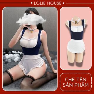 Cosplay hầu gái thủy thủ dáng bodysuit - Set váy ngủ sexy cosplay hầu gái LOLIE HOUSE - CP11
