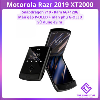 Điện thoại Motorola Razr 2019 XT2000 màn gập P-OLED - Ram 6G 128G dùng eSim