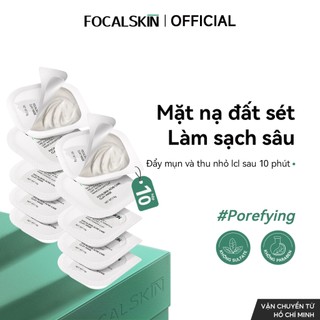  FOCALSKIN Mặt Nạ Đất Sét Biển Hỗ Trợ Giảm Mụn SALICYLIC + Tràm Trà + Cây Phỉ 7.5g*10