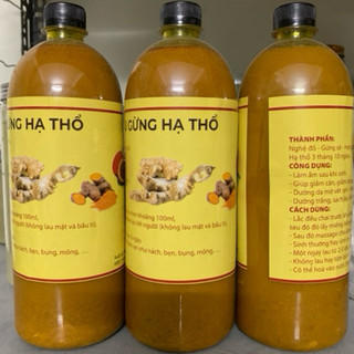Cốt nghệ gừng gấc hạ thổ cho pn sau sinh 1000ml