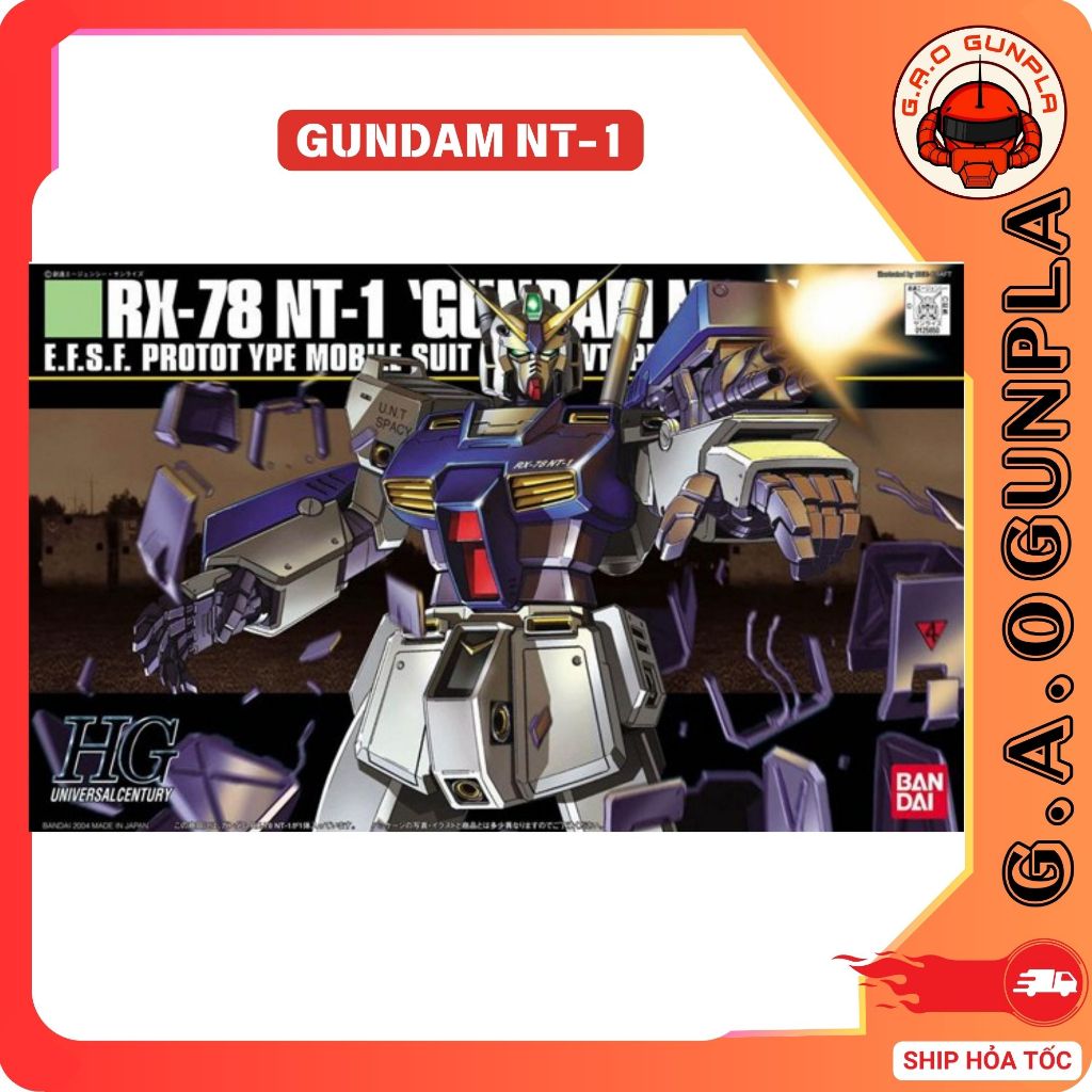 Mô hình lắp ráp Gundam Bandai 1/144 HGUC GUNDAM NT-1