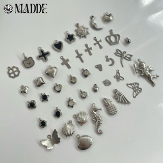 Mặt charm mini gắn vòng tay - vòng cổ ,dây chuyền SAFETY PIN hoặc lẻ / Thép không đen gỉ (note ghi chú nếu gắn vào vòng)