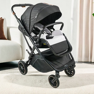 Xe đẩy nôi cao cấp Q7 thiết kế 2 chiều, 3 tư thế cho bé từ sơ sinh đến 4 tuổi gầm xe cao 60 cm và lòng nôi xe rộng 37cm