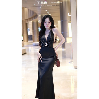Đầm Yếm Lụa Dài Khoen Phụ Kiện Thiết Kế By Thaobibi