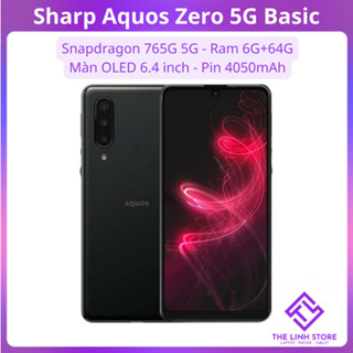 Điện thoại Sharp Aquos Zero 5G Basic màn OLED 6.4 inch - Snapdragon 765G