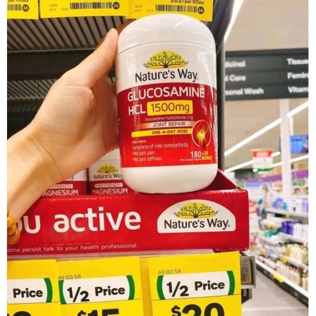Viên uống bổ khớp Nature’s Way Glucosamine 1500mg Joint Repair Úc
