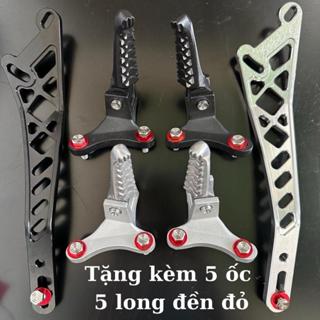 Gác Chân Malay Exciter, Winner, Sonic, Sirus,Satria,Rader fi (Tặng 5 ốc,5 Lđđ - Phụ Tùng Phụ Kiện