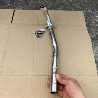 Cổ Bô inox size 27 Phom Thẳng, Lắp Bô Nhồi Bông Wave 110, Không Bị Cạ Lốc Máy.