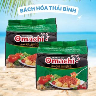 10 gói mì trộn Omachi xốt Spaghetti 10 gói x 91g