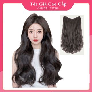 Tóc giả đẹp ❤️FREESHIP❤️ Tóc giả kẹp xoăn dợn v45- kẹp dải 6 phím