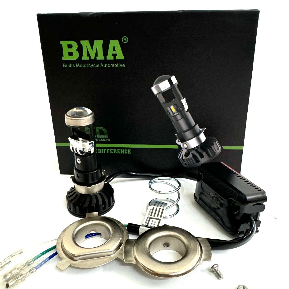 Đèn Pha Led Bi Cầu BMA M8c 40W/M5/12V/DC Lắp Dream,Wave Cũ Và Nhiều Dòng Xe Mã SH3