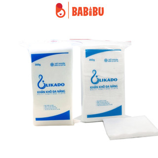 Khăn giấy khô đa năng cho bé likado loại 300g kích thước, 270 tờ