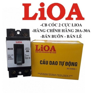 Cb cóc lioa 20a, 30a, 40a - cầu dao quá dòng tự động cb cóc lioa